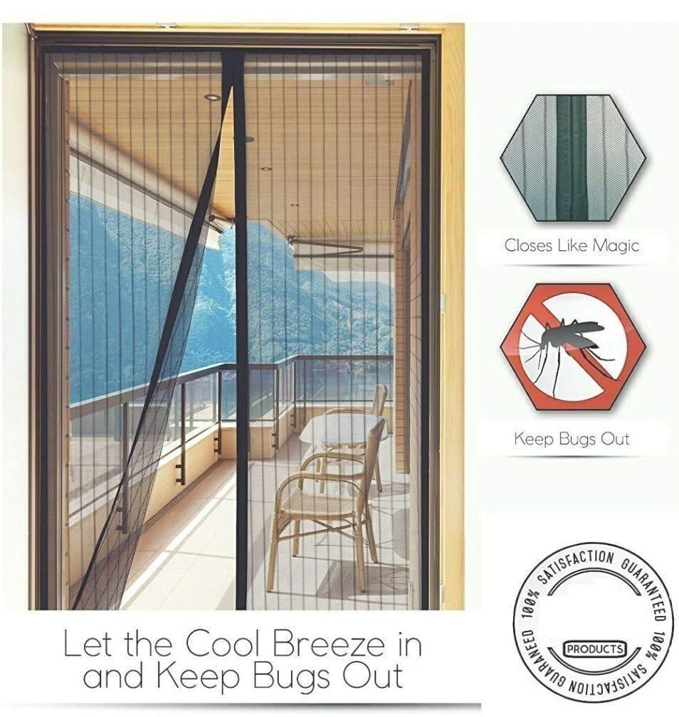 Door Net with Magnets for Mosquito Protection – Instant Setup