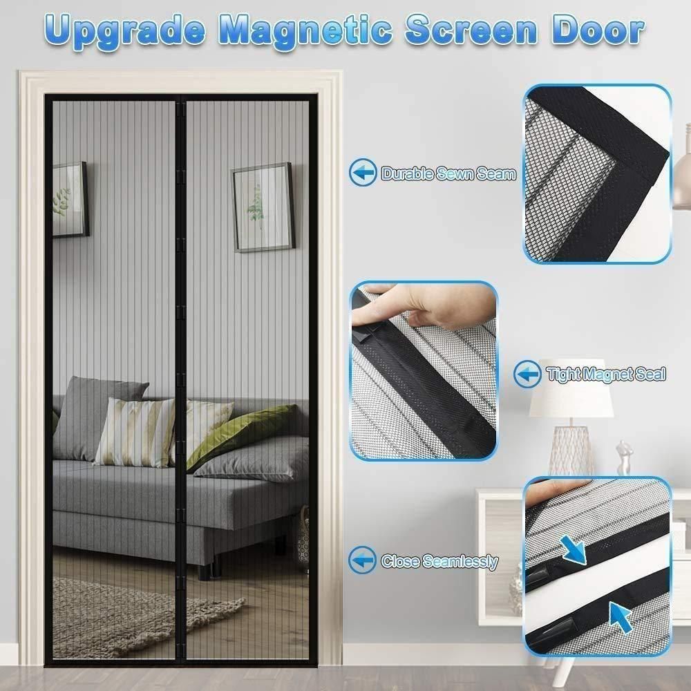 Door Net with Magnets for Mosquito Protection – Instant Setup